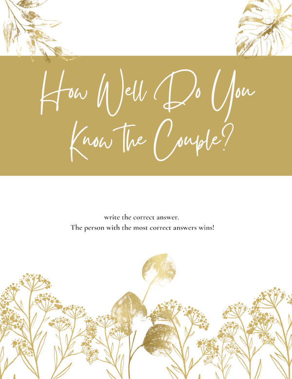 Printable anniversary games questions